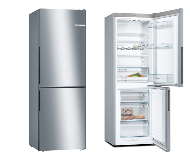 Lodówka Bosch KGV33VLEA PerfectFit LowFrost 176cm Srebrna VitaFresh 289L - 1011937 - zdjęcie